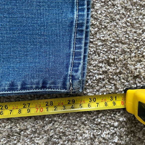 L L Bean Womens Signature Original Jeans High Rise Straight Leg Size 16 - Picture 8 of 12